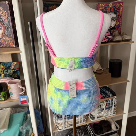 Cupshe TIE DYED two piece bikini NWT size small - Picture 5 of 8